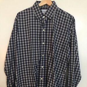 Ledbury Men’s L Long Sleeve Dress Shirt Button